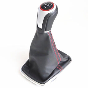 5 Speed Gear Shift Knob Cover Stick Lever Boot for VW Bora Golf MK4 2003-2006