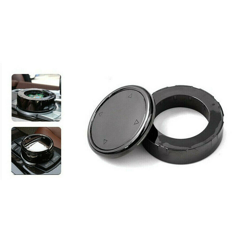 7 Button ABS Ceramic IDrive Multi-Media Knob Cover Trim for BMW 2010-2014 X1 E84