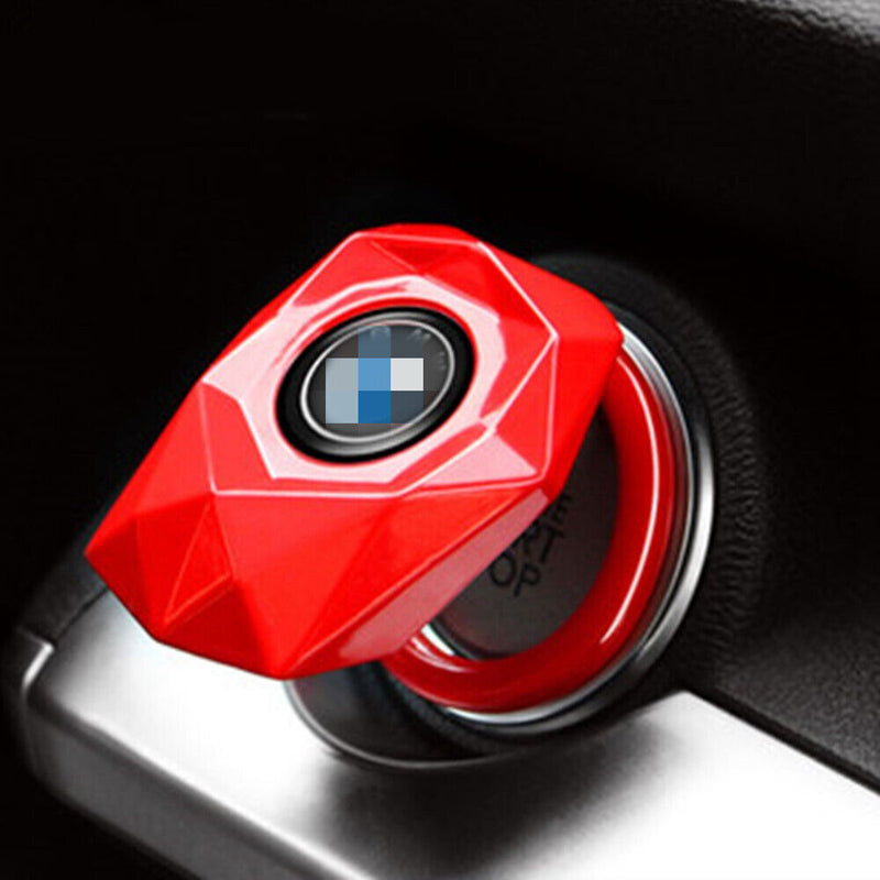 Red Engine Start Stop Button Switch Decor Trim Cover for BMW 3' 5' 6' 7 ' X5 X6