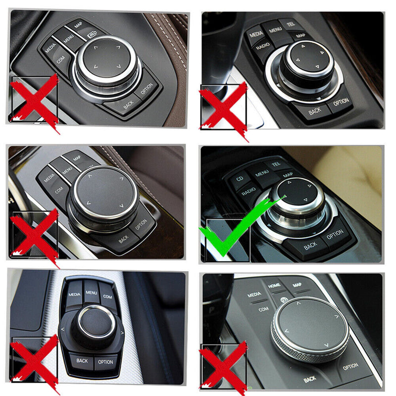 CIC IDrive Multi-Media Knob Cover for BMW 5 series 2010-2013 F07 F10 F11