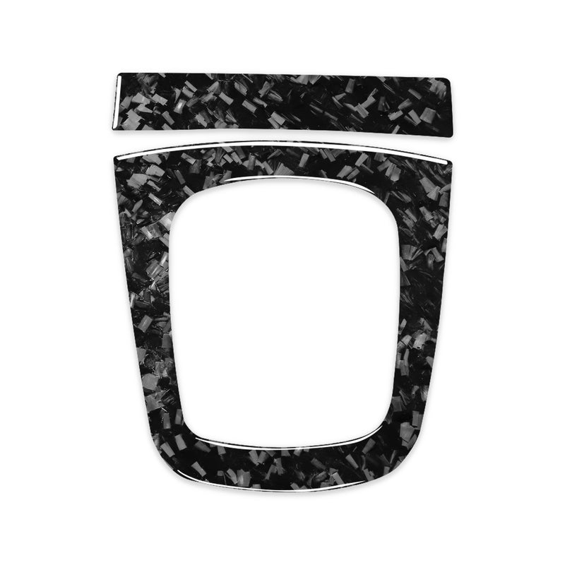 WXZOS Genuine Carbon Fiber Center Console Gear Shift Lever Trim for Audi Q3 2013-2018