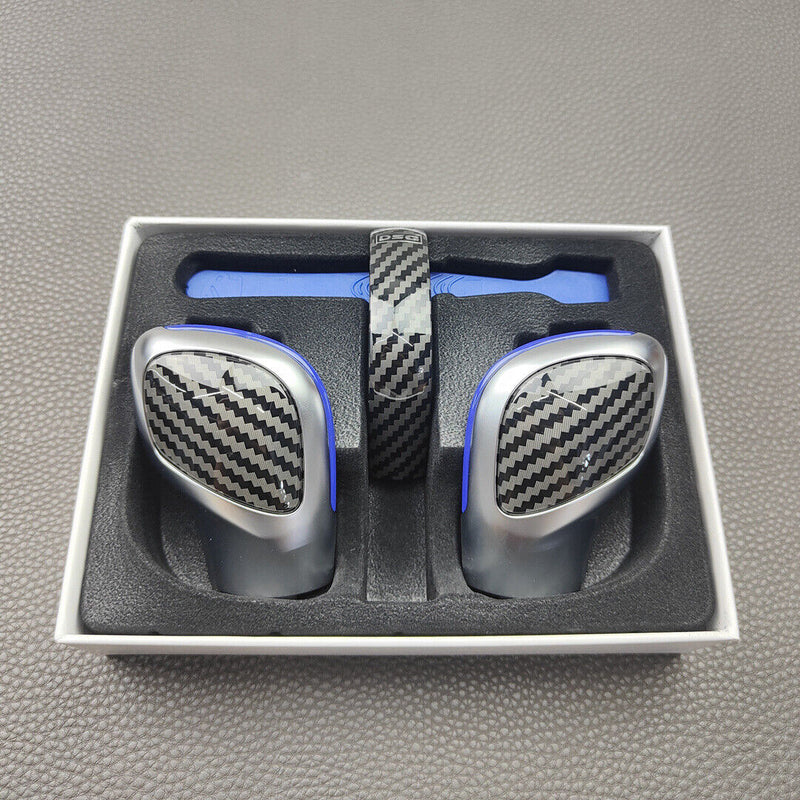 Carbon Fiber Gear Shift Knob Cover w/DSG for VW 2012-2019 Tiguan 2013-19 Beetle