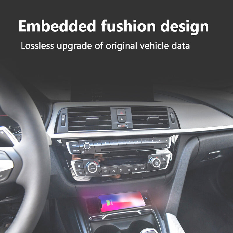 WXZOS Center Console Phone Wireless Fast Charging Pad for BMW F30 F31 F34 2016-2018