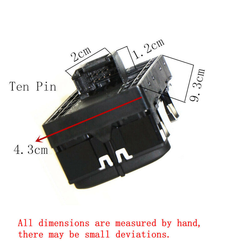 New 4GD959851B Front Power Master Window Switch For Audi A6 S6 C7 A7 A8 TT