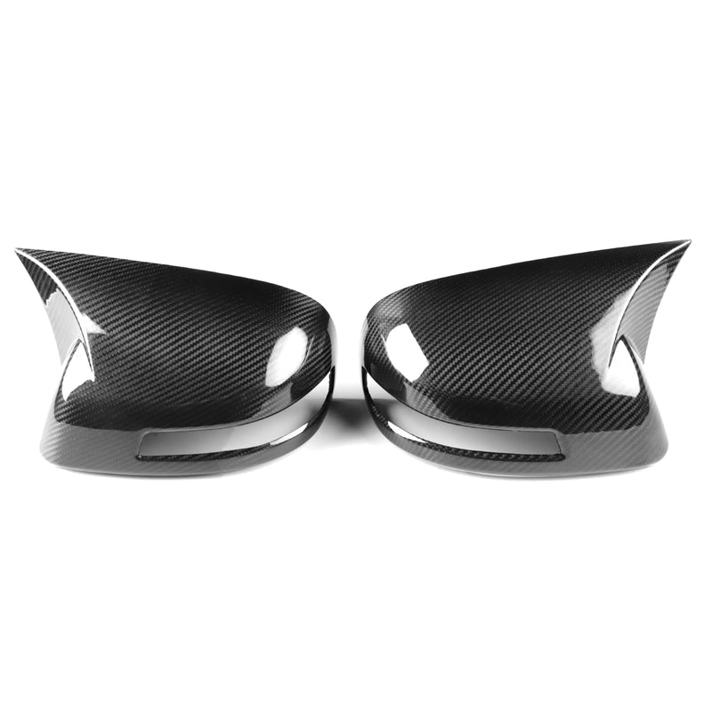 WXZOS Genuine Carbon Fiber Wing Mirror Trim for Honda Civic 2012-2015