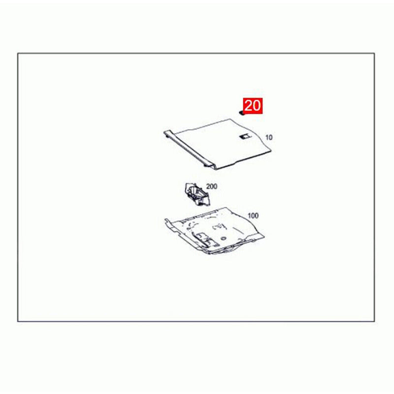 Black Trunk Mat Floor Carpet Handle for Mercedes-Benz CLA-Class (C117) 2014-2018