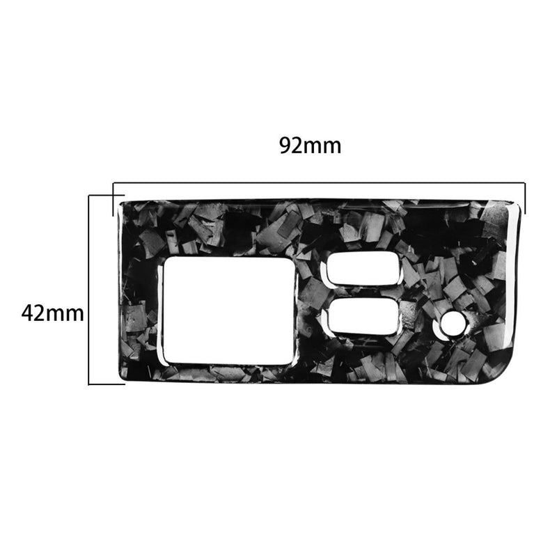 WXZOS Dash Center Console USB/AUX-In Socket Panel Trim for Mazda MX-5 Miata 2016-2023