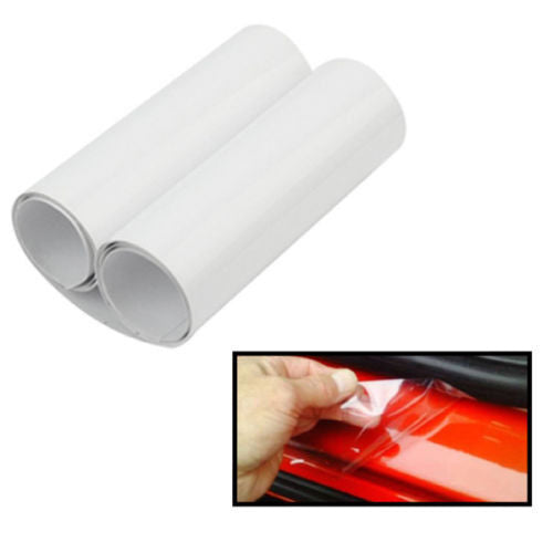 6 x60" Clear Car Door Sill Edge Paint Protection Vinyl Film Sheet Anti Scratch*2