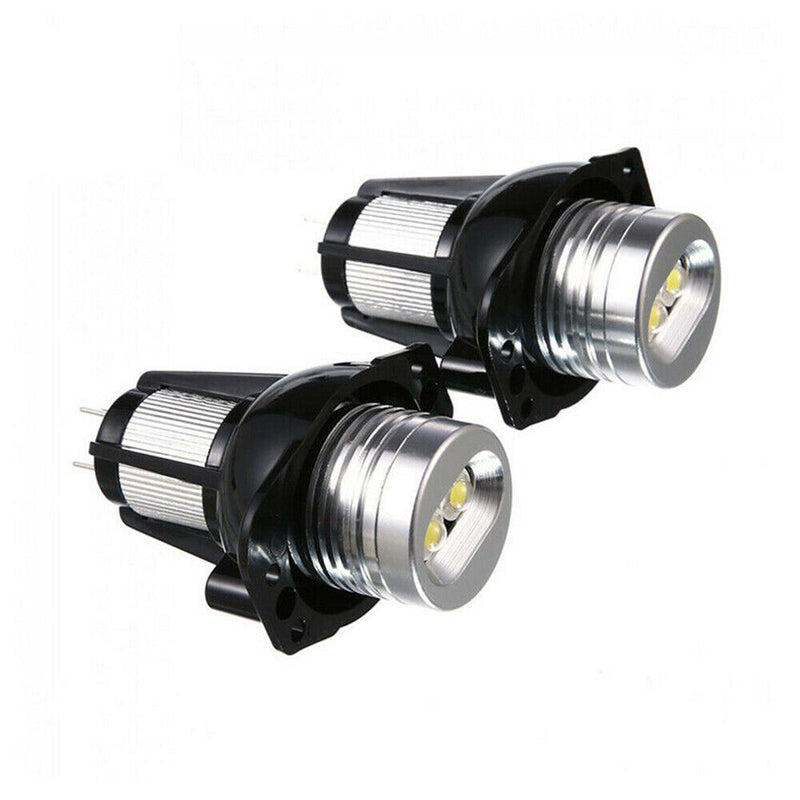 6W LED Halo Ring Marker Angel Eyes Light Bulb 2PCS For BMW 3' E90 E91 2005-08
