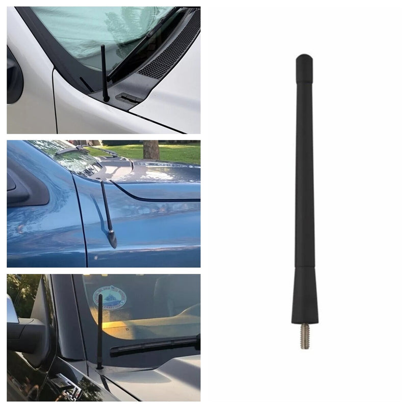 WXZOS 7" Short Mast AM/FM Radio Antenna w/Screws Kit for Dodge Neon 2001-2016