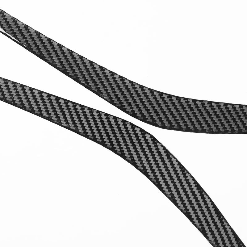 WXZOS Genuine Carbon Fiber Front Bumper Corner Trim for Chevrolet Corvette C8 2020-24