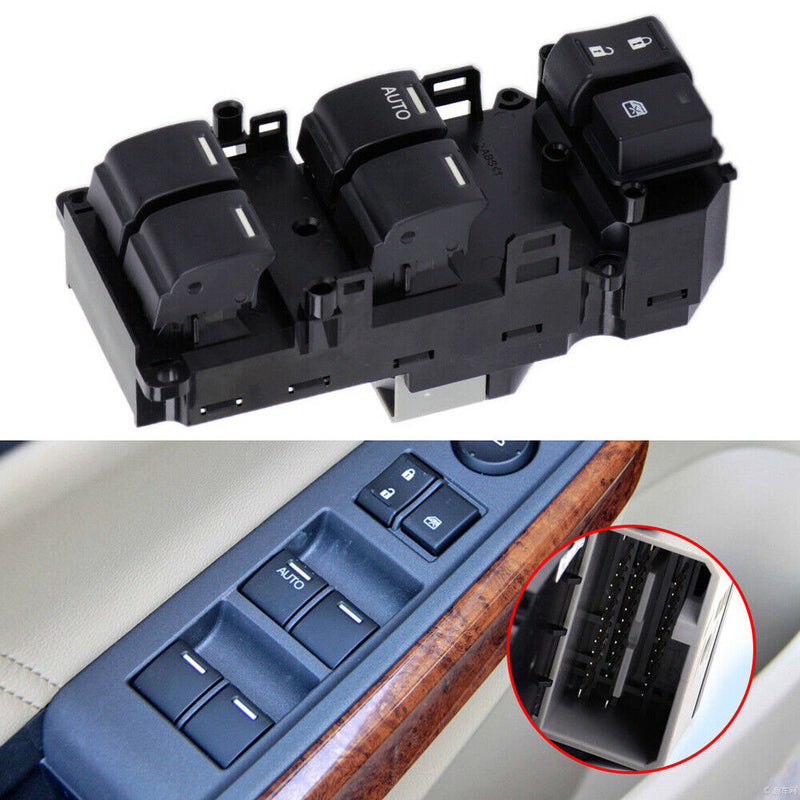 Front Left 35750-TB0-H01 Master Power Window Switch for Honda Accord 2008-2012