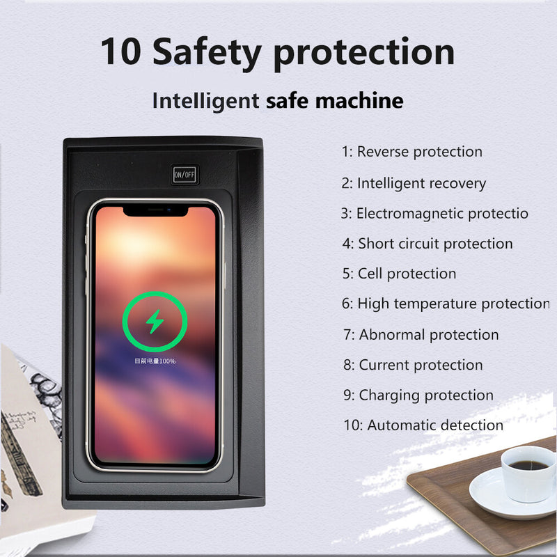 WXZOS Center Console Phone Wireless Fast Charging Pad for Toyota Fortuner 2022