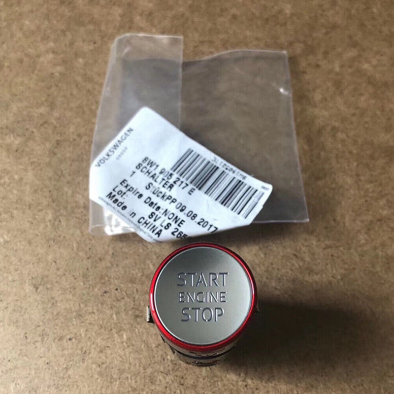 8W1905217E Red Start Stop Engine Switch Button for Audi 2017-2019 A4 B9 S4 A5 S5