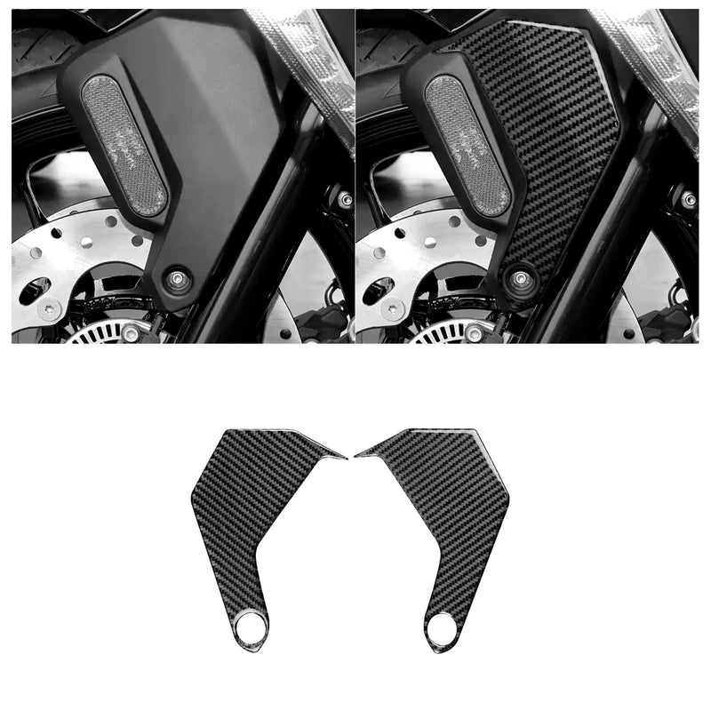 WXZOS Carbon Fiber Front Fender Mudguard Trim for BMW C400GT 2021-2023