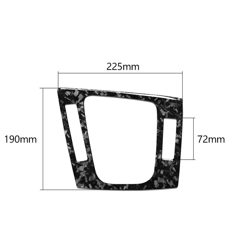 WXZOS Genuine Carbon Fiber Gear Shift Lever Panel Trim for BMW E46 3series 1998-2005