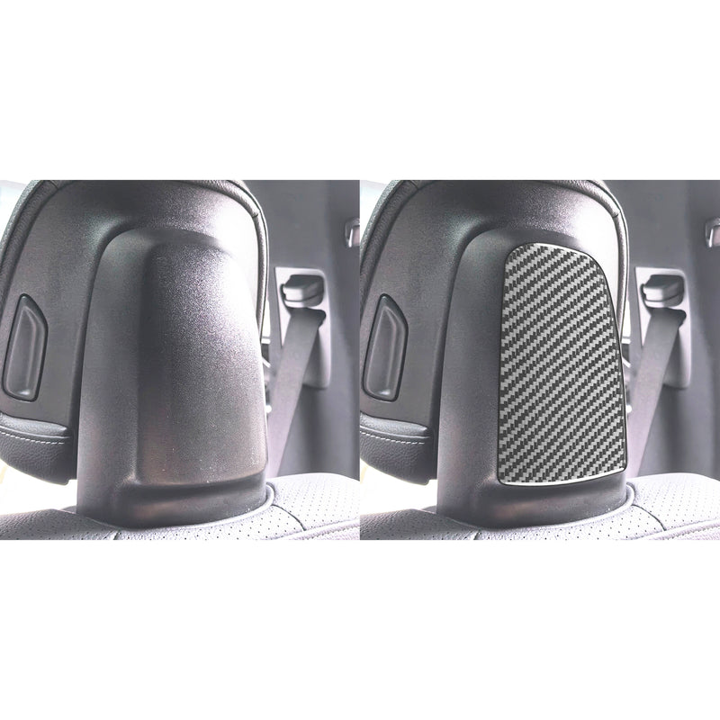 WXZOS Genuine Carbon Fiber Front Head Restraint Trim for Benz W206 C-class 2022-2024