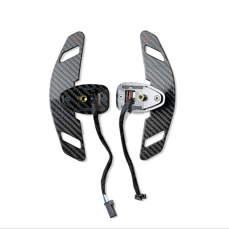 WXZOS Magnetic Carbon Fiber Gear Shifter Paddle for Mercedes R172 SLC-Class 2016-2020