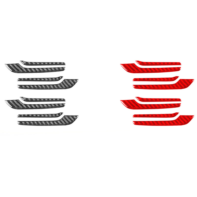 WXZOS Genuine Carbon Fiber Inner Door Handle Trim for Mercedes W223 S-class 2021-2024