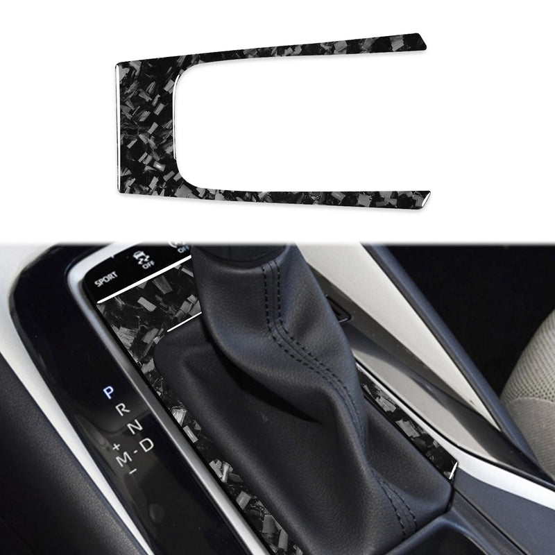 WXZOS Genuine Carbon Fiber Gear Shift Lever Panel Trim for Toyota Corolla 2019-2020