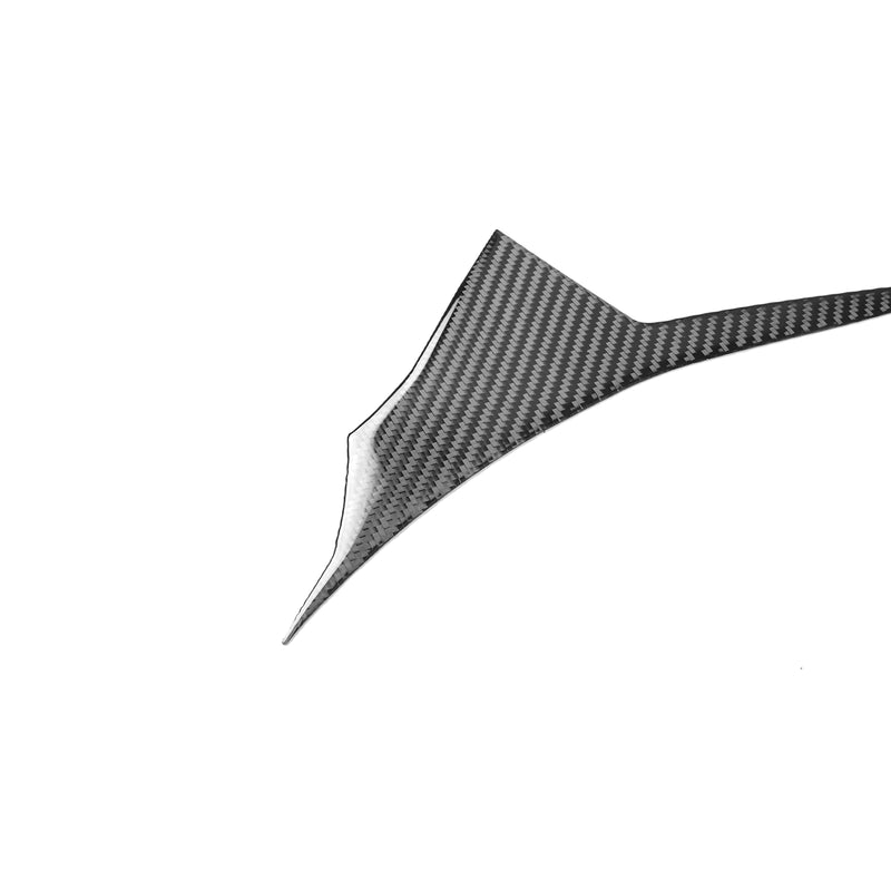WXZOS Genuine Carbon Fiber Door Shut Line Trim for Chevrolet Corvette C8 2020-2024