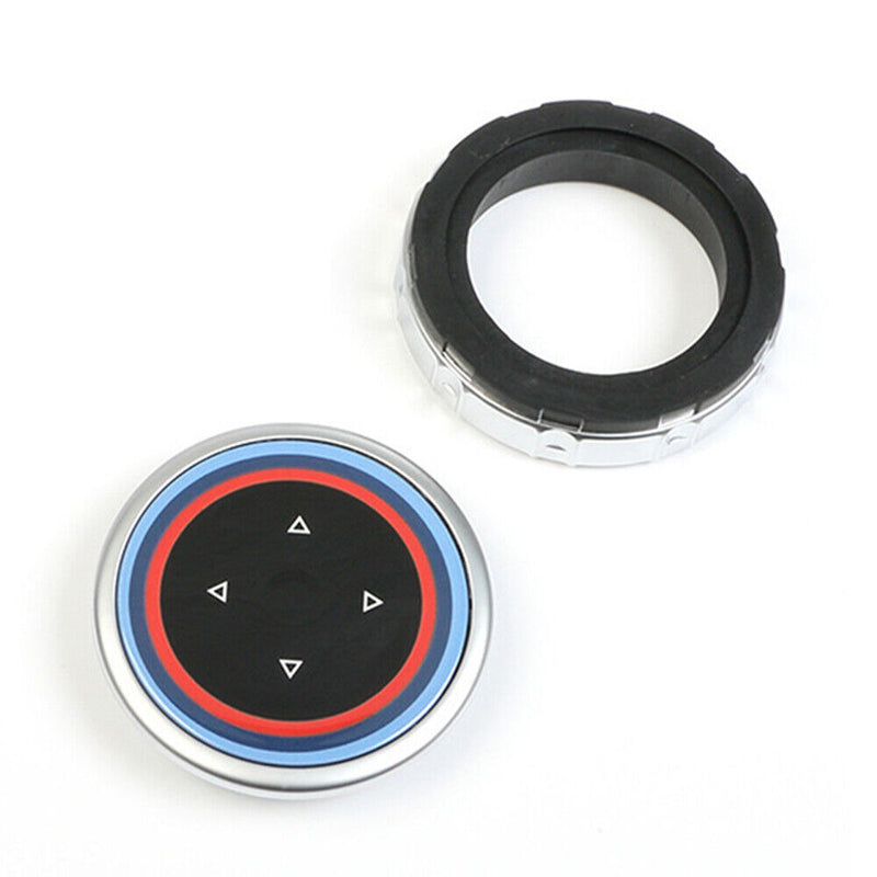 Car 7 Button CIC IDrive Multi-Media Knob Cover Trim for BMW X3 F25 2011-2013