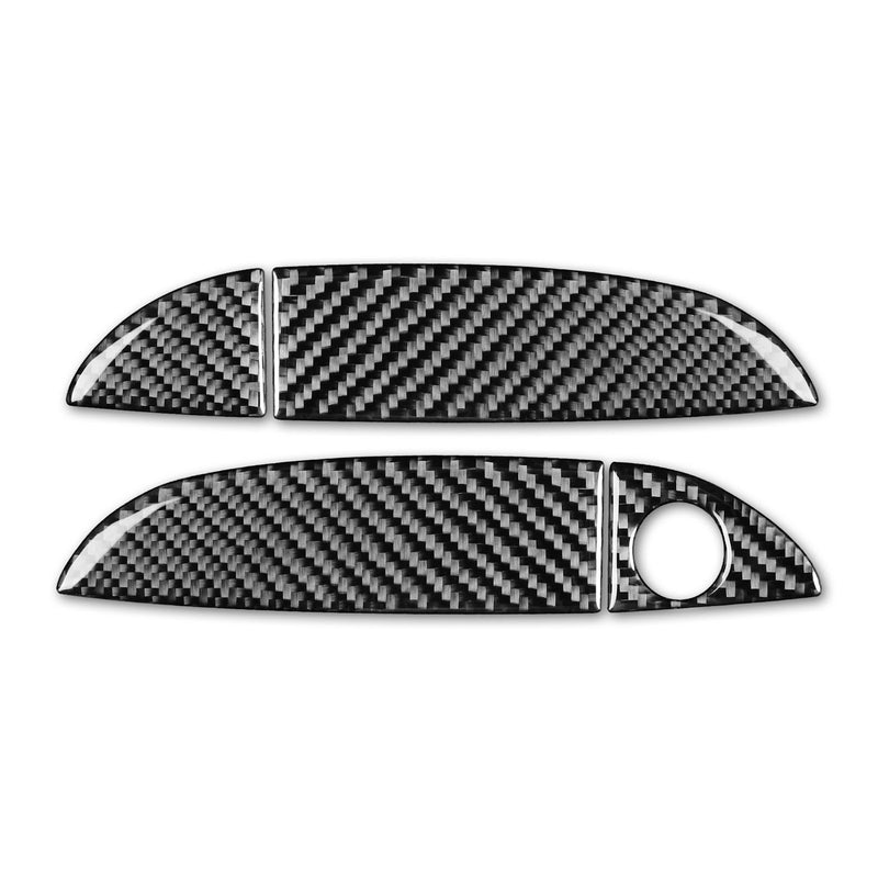 WXZOS Genuine Carbon Fiber Exterior Door Handle Trim for BMW Z4 E89 2009-2015