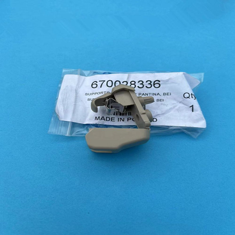 Car Beige Sun Visor Clip Hook Retainer for Maserati GranTurismo 2014-2017