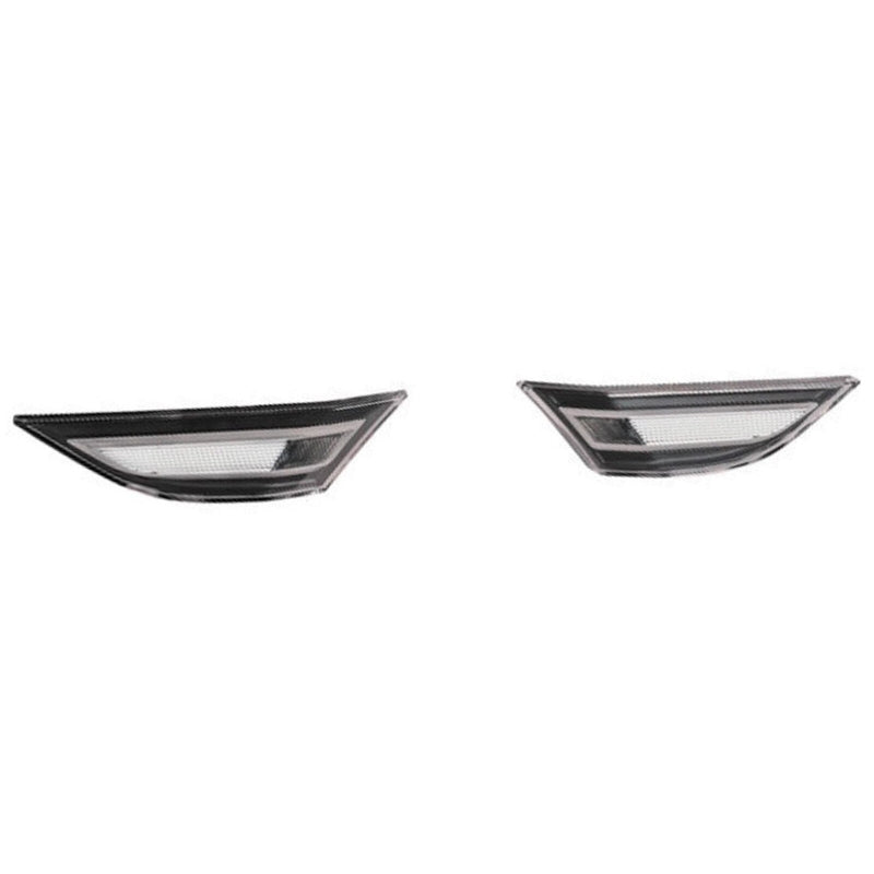 WXZOS Front Side Fender White LED Side Marker Light for Porsche 718 Boxster 2017-2020