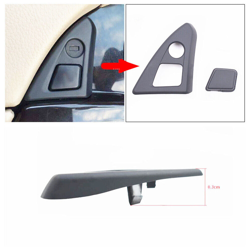 Black Center Armrest Storage Switch Button Panel for BMW 5Series F10 F11 2011-13