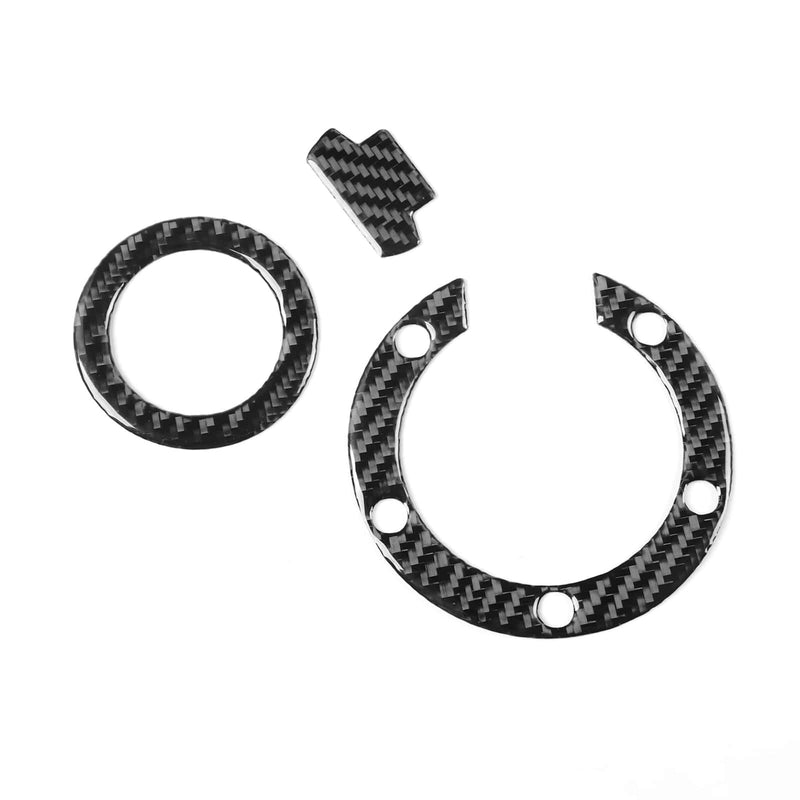 WXZOS Carbon Fiber Fuel Tank Cap Trim for Yamaha YZF R1 YZF R6 FZ1 FZ8 MT-07 MT-09