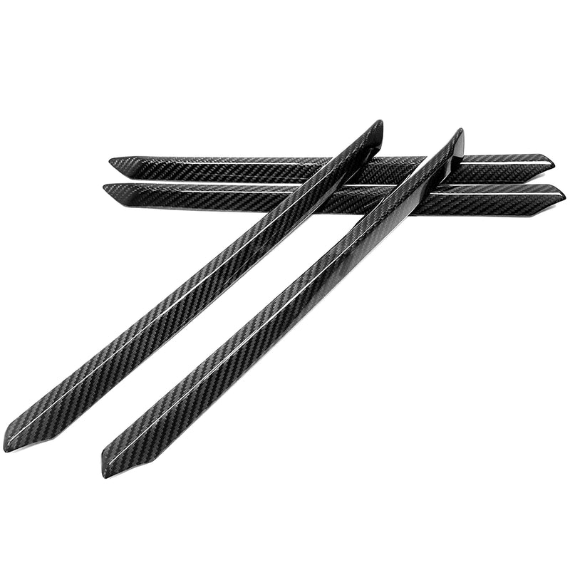 WXZOS Genuine Carbon Fiber Door Panel w/ No Light Trim for Audi A3 S3 RS3 2021-2023