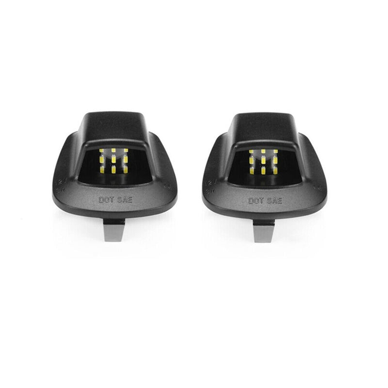 2Pcs Bright White License Plate Light for Mitsubishi 2006-2009 Raider