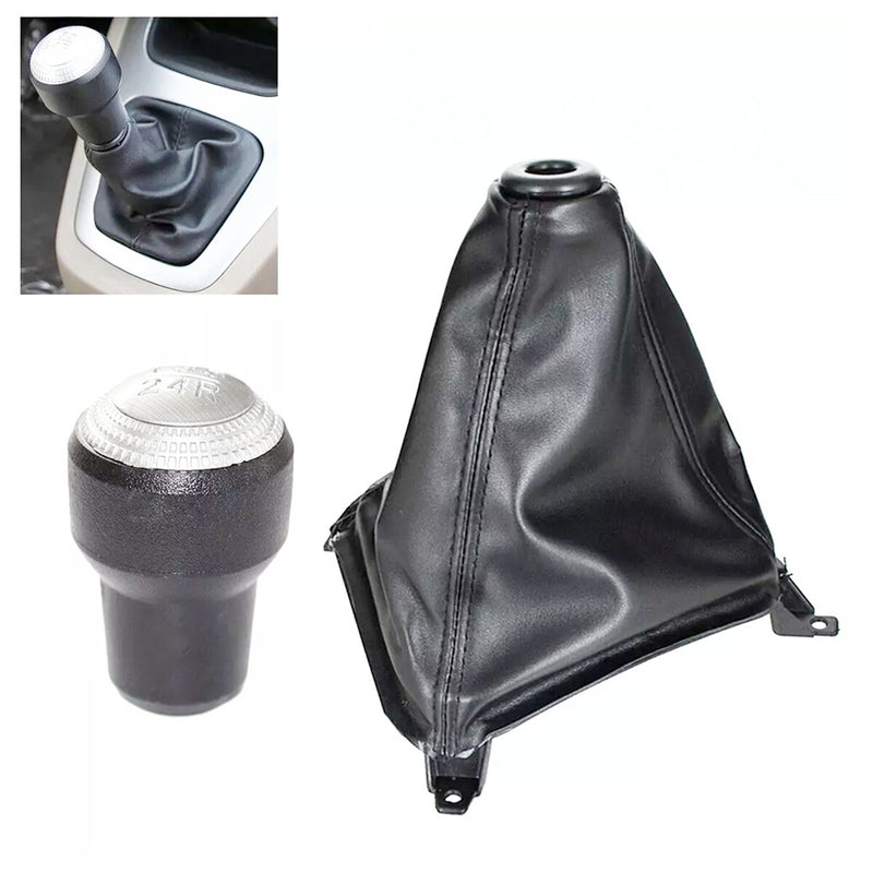 WXZOS Manual 5 Speed Gear Shift Knob Lever w/Boots for Hyundai Tucson 2004-2012