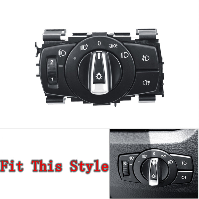 WXZOS 1PC Headlight Fog Light Control Switch for BMW E81 E82 E87 E88 1series 2008-2012