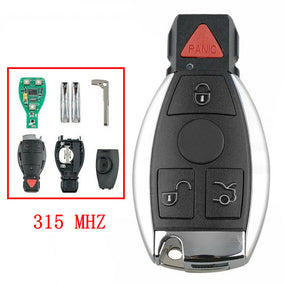 BGA Style 3+1 Button Remote Smart Key 315MHZ NEC Chip for Benz 2007-2014 G W463
