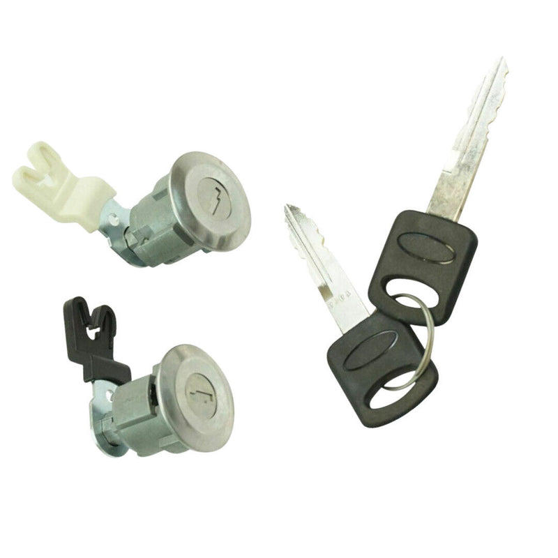 2Pcs Door Lock Cylinder w/Key for Ford E350 Super Duty E450 Super Duty 1999-2006