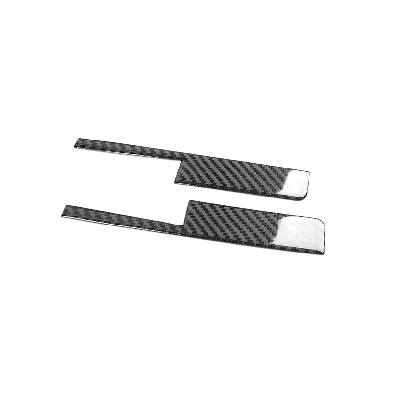 WXZOS Genuine Carbon Fiber Door Lock Switch Trim for Chevrolet Corvette C8 2020-2024