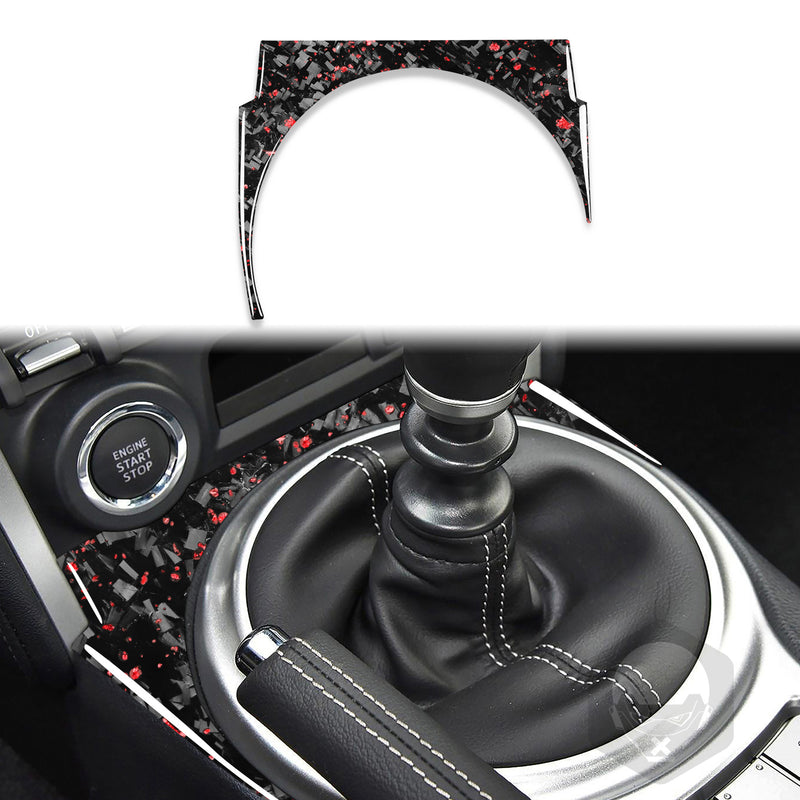 WXZOS Genuine Carbon Fiber Gear Shift Knob Lever Panel Trim for Toyota  86 2017-2020