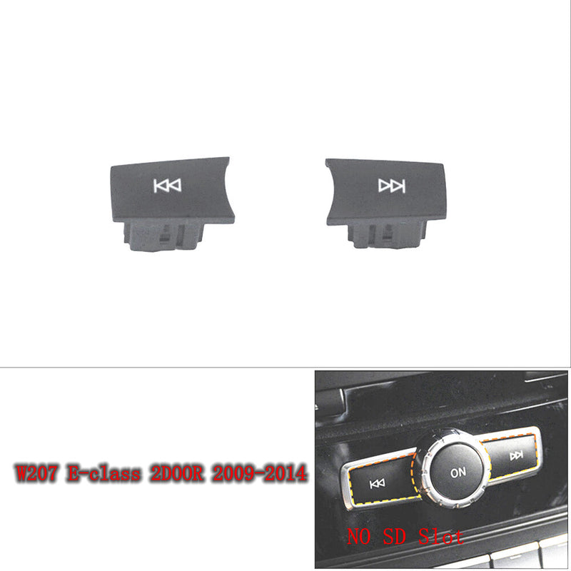 WXZOS CD Audio Control Button Knob Set for Mercedes-Benz W207 E-class 2DOOR 2009-2014