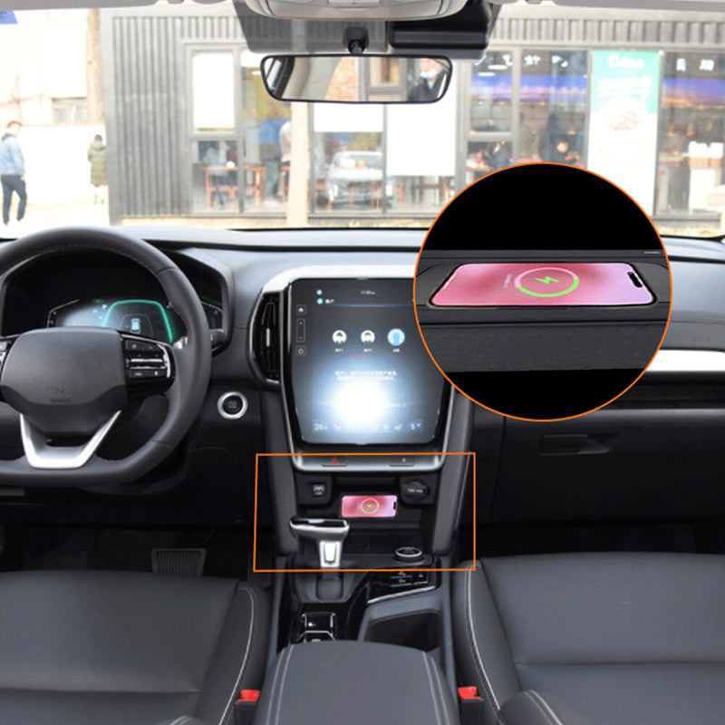 WXZOS Center Console Phone Wireless Fast Charging Pad for Hyundai ix35 2020-2022
