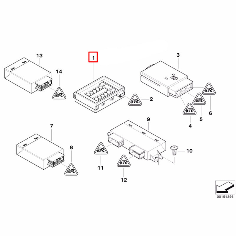 WXZOS Rain and Light Sensor for BMW E81 116d/i 118d/i 120d/i 123d 130i 2006-2011