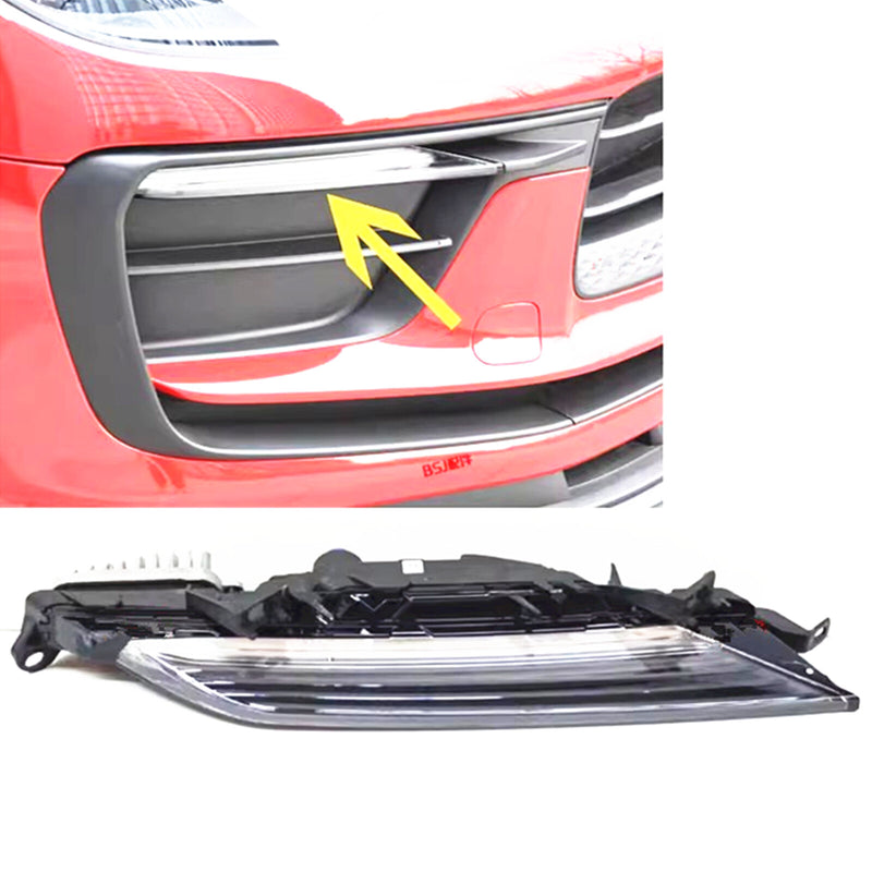 WXZOS Front Bumper Right Side LED DRL Lamp Assembly for Porsche Macan 95B 2022-2024