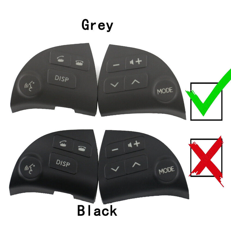 84250-33190-E0 Gray Steering Wheel Switch Button Cover for Lexus ES350 2006-2012