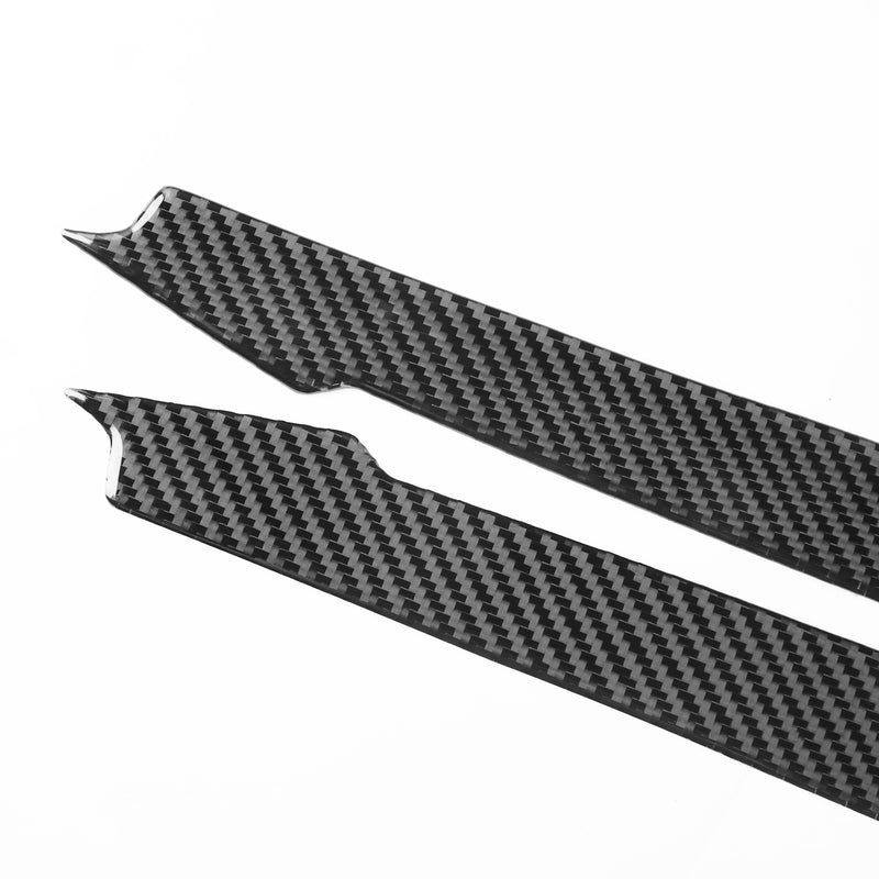 WXZOS Genuine Carbon Fiber Front Intake Vents Trim for Chevrolet Corvette C8 2020-2024
