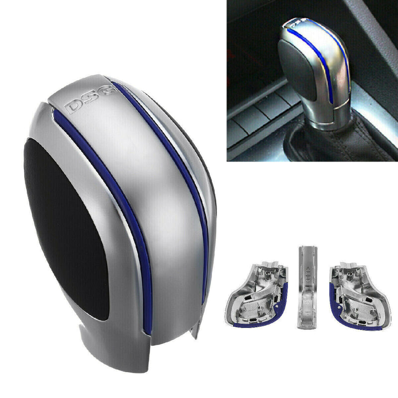 Gear Shift Knob Cover w/DSG Blue Trim for VW Golf 7 MK7 2012-2019