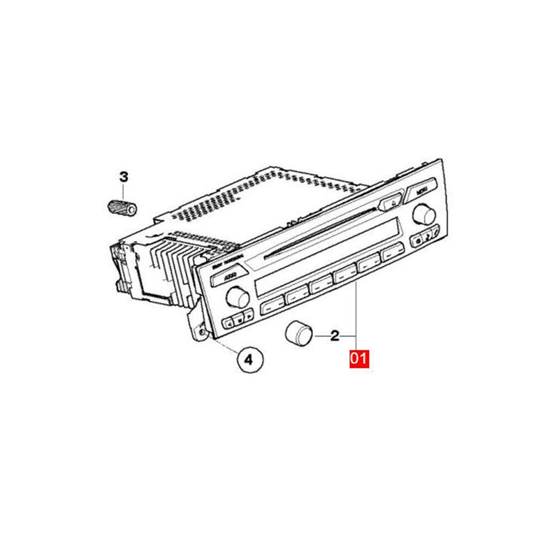 65129343201Radio Professional CD Player Unit for BMW E87 LCI 120i 2008-2011