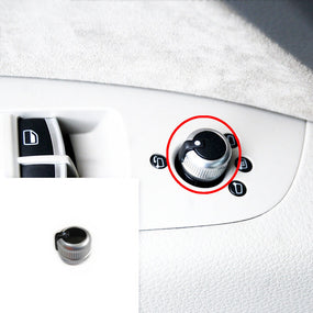 Chrome Switch Side Mirror Knob or Audi 2012-2018 A6 C7 2011-2015 Q7