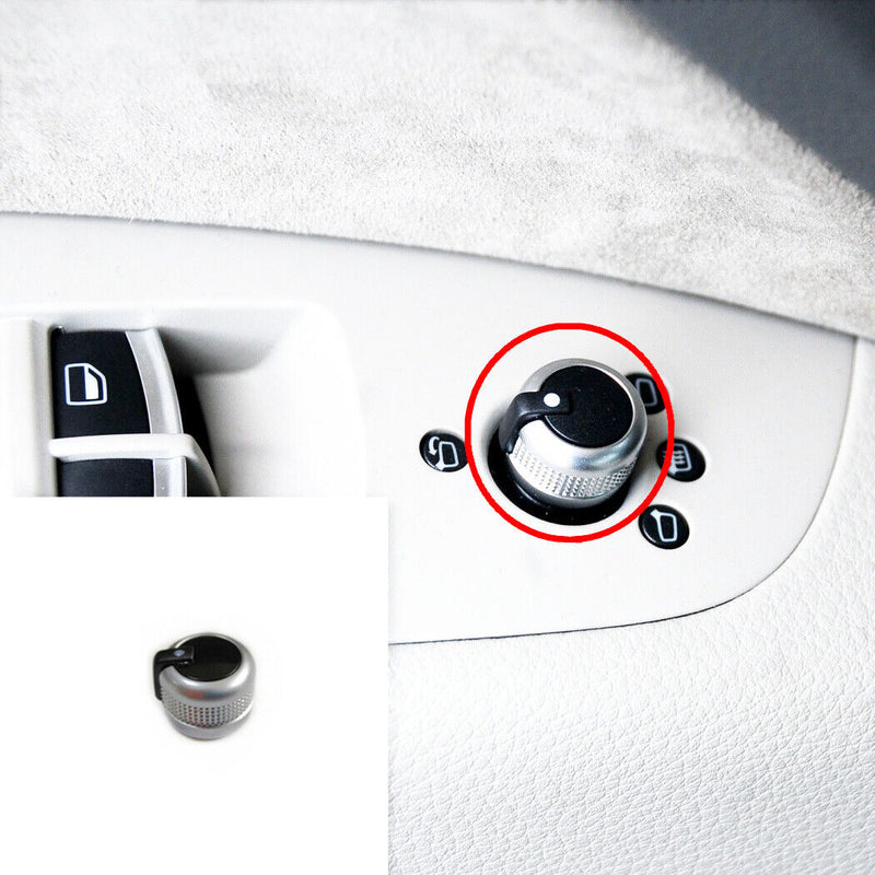 Chrome Switch Side Mirror Knob or Audi 2012-2018 A6 C7 2011-2015 Q7