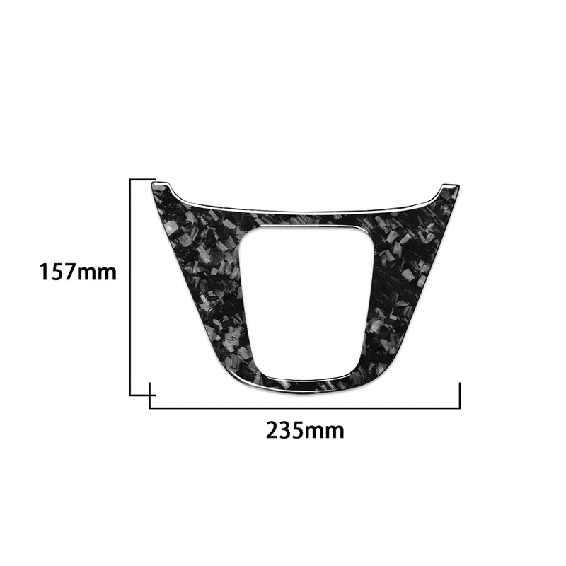 WXZOS Genuine Carbon Fiber Gear Shift Knob Lever Panel Trim for Honda CR-V 2007-2011